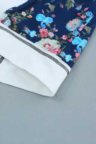 Floral Patchwork Long Sleeve Top