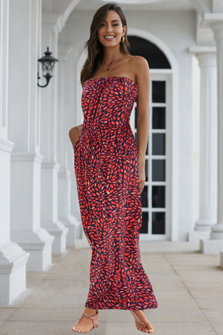 Strapless Summer Maxi - Red
