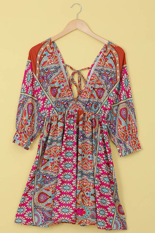 Boho Vintage Baby Doll Dress