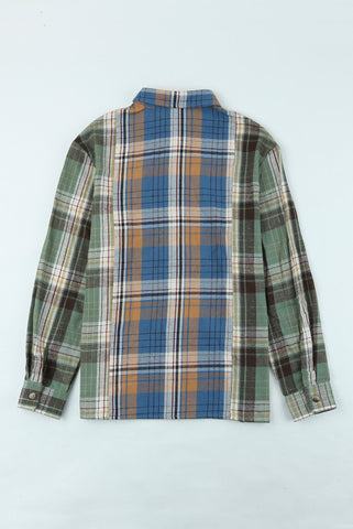 Fall Flannel Shirt - Green
