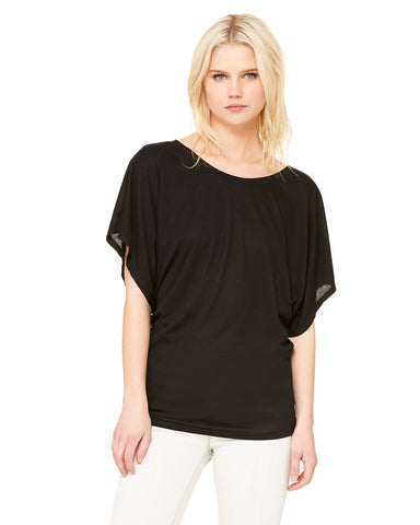 Flowy Dolman Top - Black