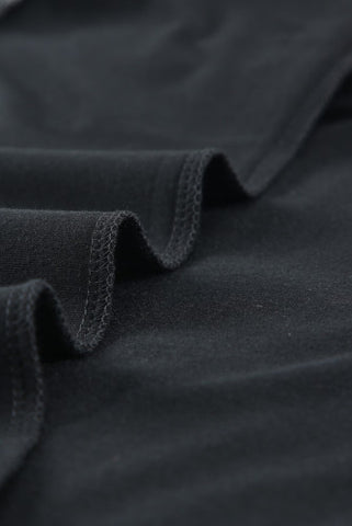 Cold Shoulder Black Leopard Top