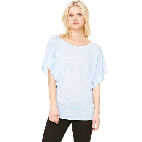 Flowy Dolman Top - Light Blue