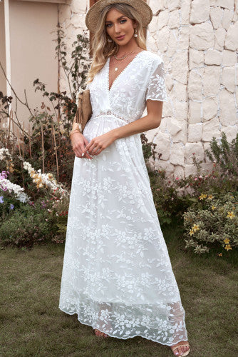 Little Flowers White Lace Dress | Blue Chic Boutique Little Flowers White Lace Dress | Blue Chic Boutique