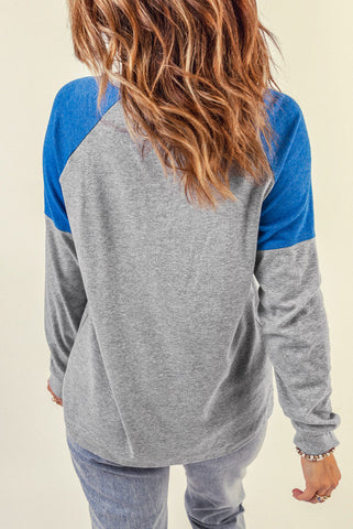 Raglan Sleeve Top - Blue
