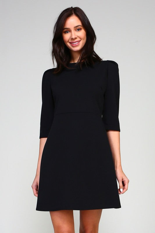 Half sleeve mini dress hotsell