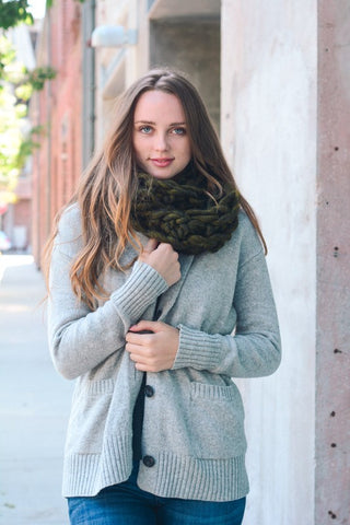 Chunky Knit Infinity Scarf - 3 colors
