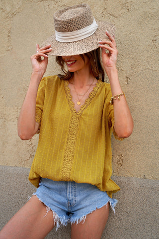 Gypsy Summer Top - Yellow