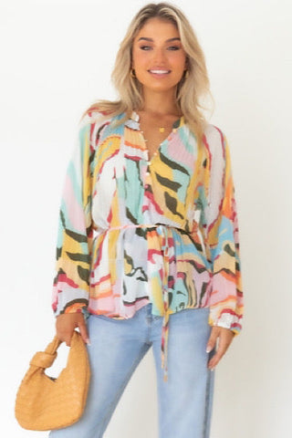 Watercolor Blouse