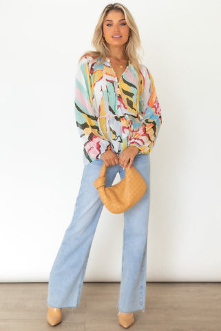 Watercolor Blouse