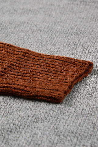 Contrast Sleeve Sweater