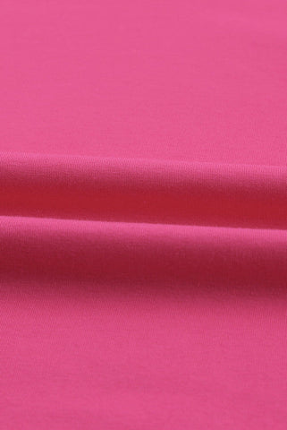 3/4 Sleeve Button Up Top - Pink