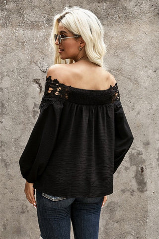 Off Shoulder Top - Black