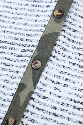 Long Camo Cardigan