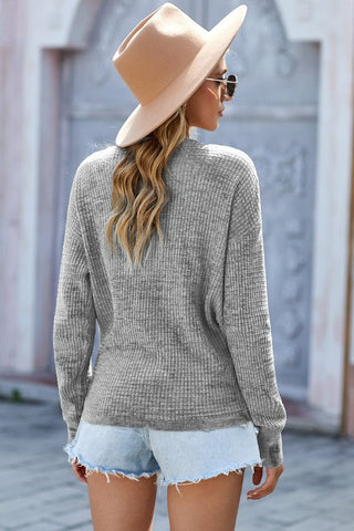 Wrap Sweater - Gray