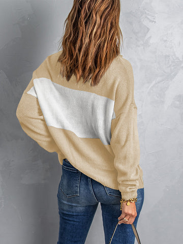 Turtle Neck Sweater - Beige