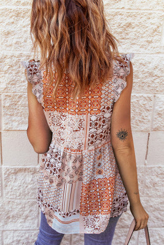 Boho Style Baby Doll Top