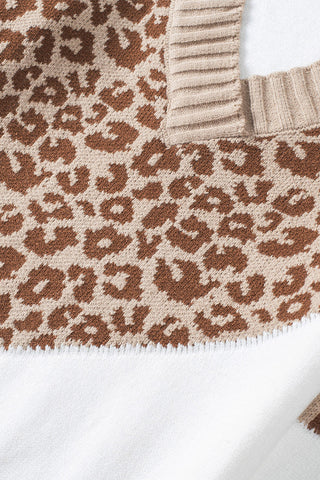 Leopard V-Neck Sweater