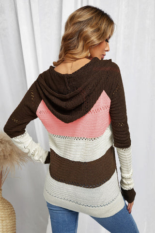 Sweater Hoodie - Brown