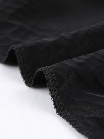 Snakeskin Print Pleather Leggings - Black