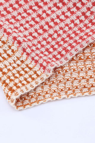 Fall Feeling Waffle Knit Top