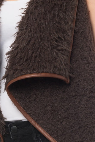 Sherpa Vest - Brown