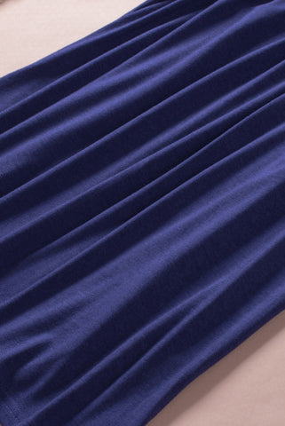 Solid Navy Halter Top