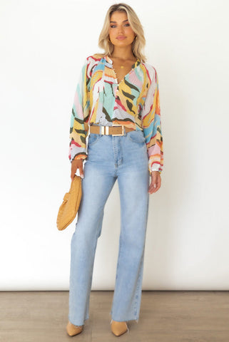 Watercolor Blouse