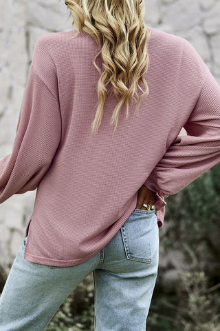 V-Neck Thermal Top - Green