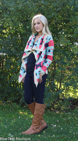 Fire Side Cardigan - Blue Chic Boutique
 - 5