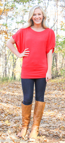 Flowy Dolman Tee - S-2XL - 12 colors - Blue Chic Boutique
 - 6