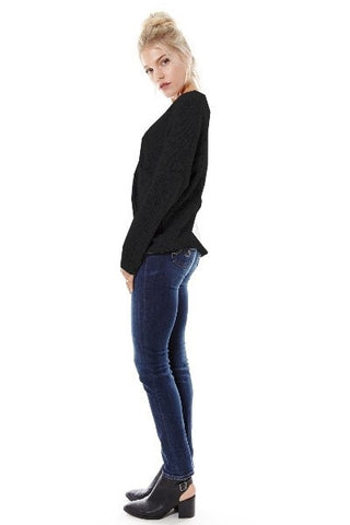 Wrapped in Warmth Sweater - Black - Blue Chic Boutique
 - 6