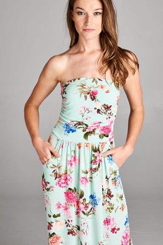 Garden Party Maxi Dress - Mint - Blue Chic Boutique
 - 5