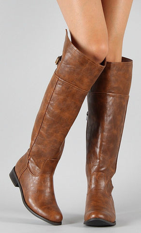 Tall Riding Boots - Tan - Blue Chic Boutique
 - 3