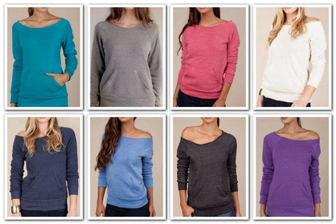 Edgy Eco-Friendly Sweatshirt - 8 Colors - Blue Chic Boutique
 - 2